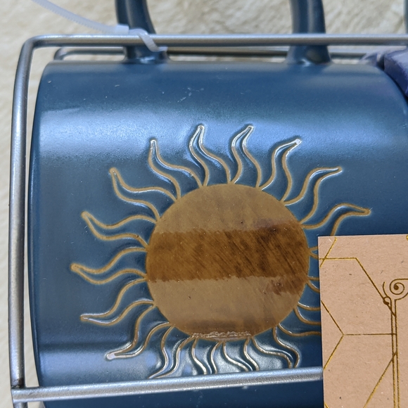 Arrow & feather stackable mug set.  Celestial detail - Picture 3 of 5